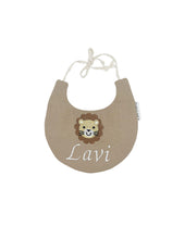Load image into Gallery viewer, Lion Baby Bib Gift Set
