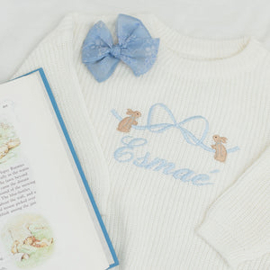 White Personalized Sweater