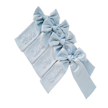 Load image into Gallery viewer, Baby Blue Heirloom Pearl Bow
