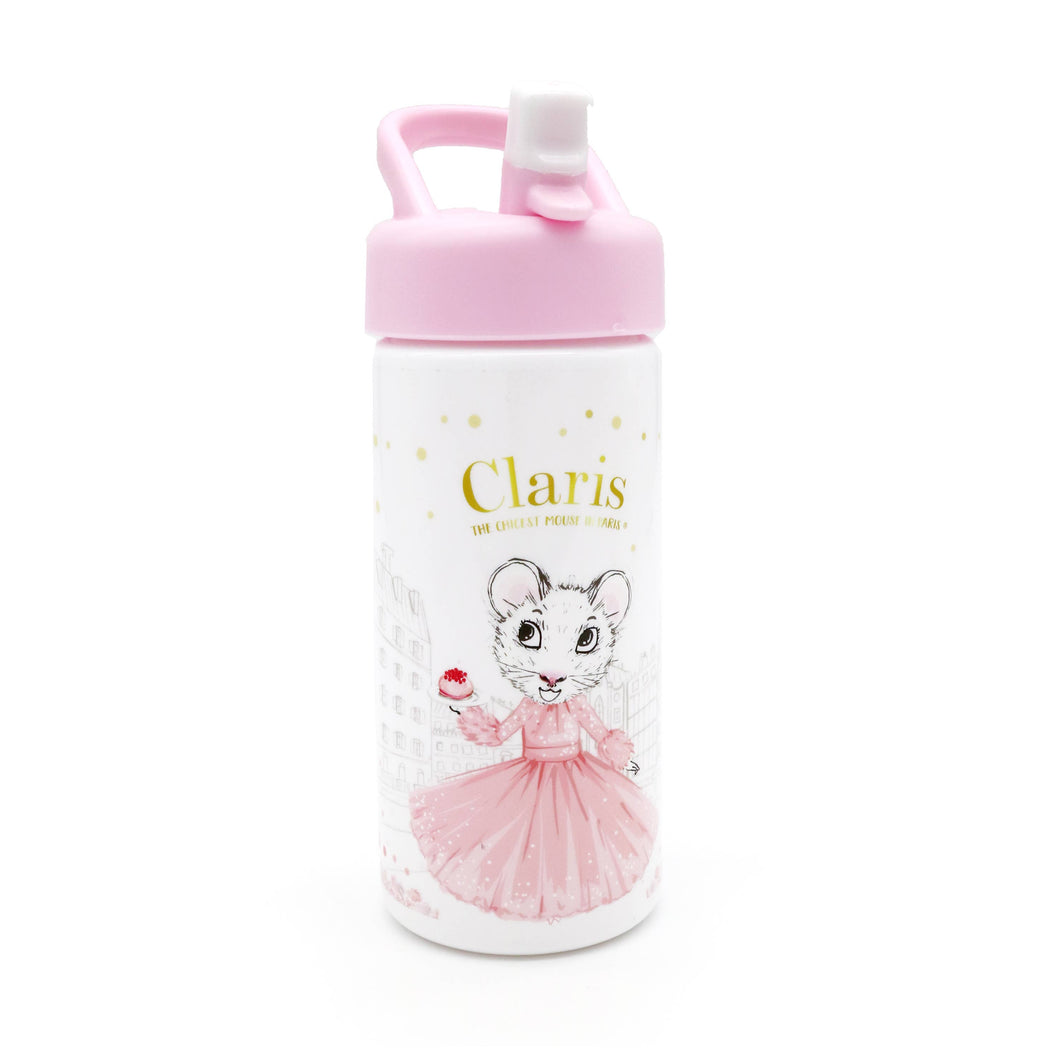 Claris The Chicest Mouse In Paris - drink bottle