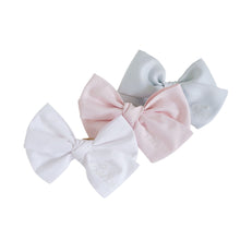 Load image into Gallery viewer, Cotton Over-sized Bow With Name
