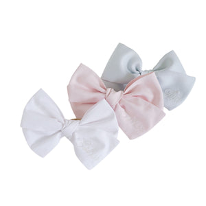 Cotton Over-sized Bow With Name
