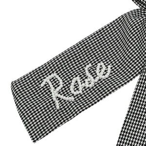 Houndstooth Beaded Bow