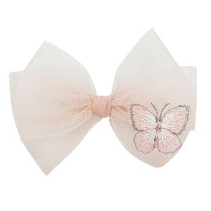 Pink Tulle Butterfly Bow