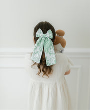 Load image into Gallery viewer, French Toile Green Bow

