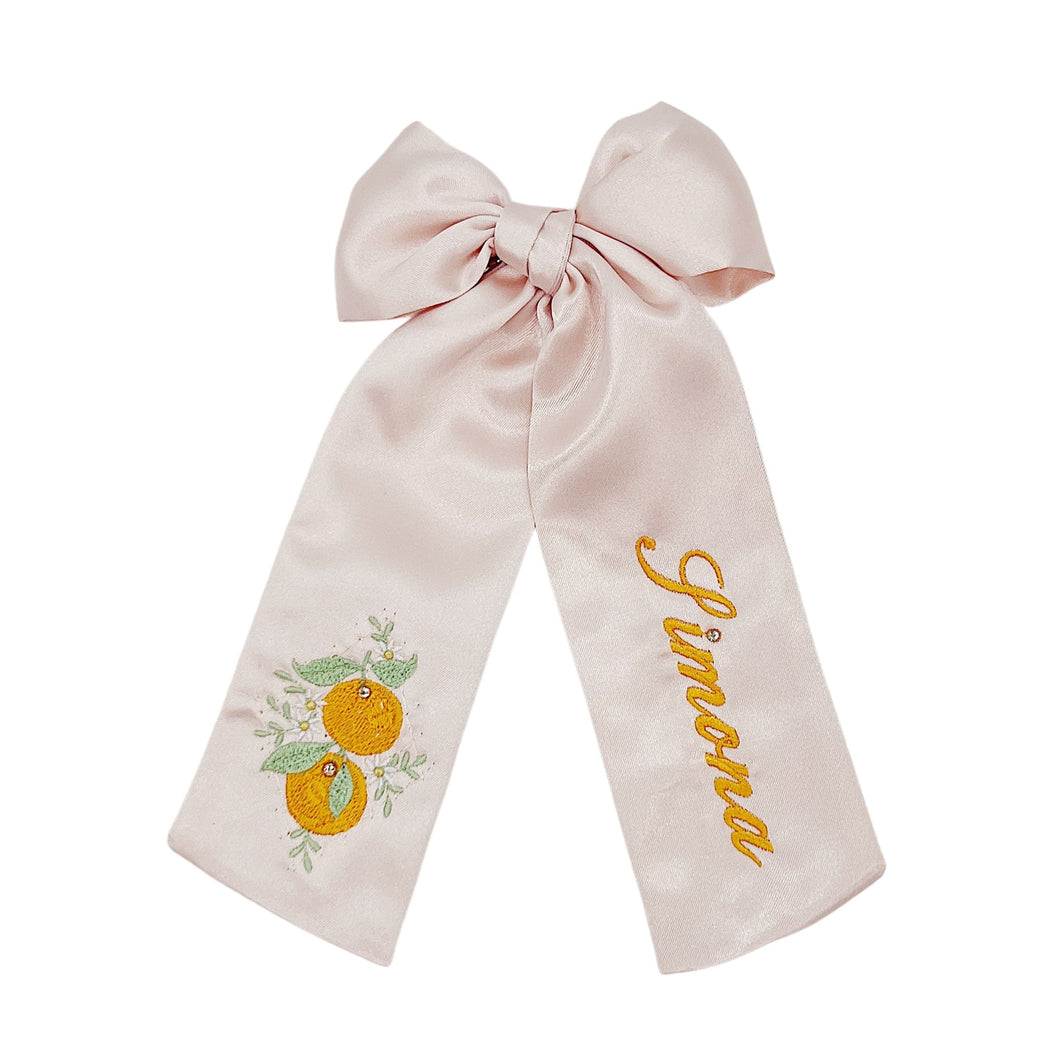 Clementine Crystal Bow